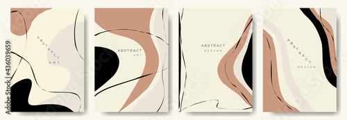 Modern abstract background.minimal trendy style. various shapes set up design templates good for background postcards poster wallpaper brochure invitation social media and other.vector illustration