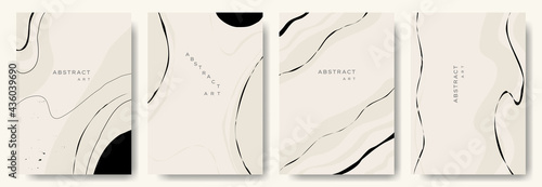 Modern abstract background.minimal trendy style. various shapes set up design templates good for background postcards poster wallpaper brochure invitation social media and other. vector illustration