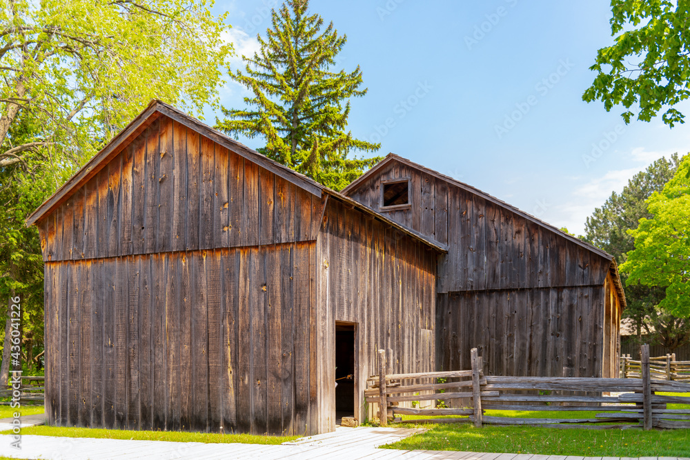 Colonial building in Black Creek Pioneer Village, Toronto, Canada Colonial building in Black Creek Pioneer Village, Toronto, Canada