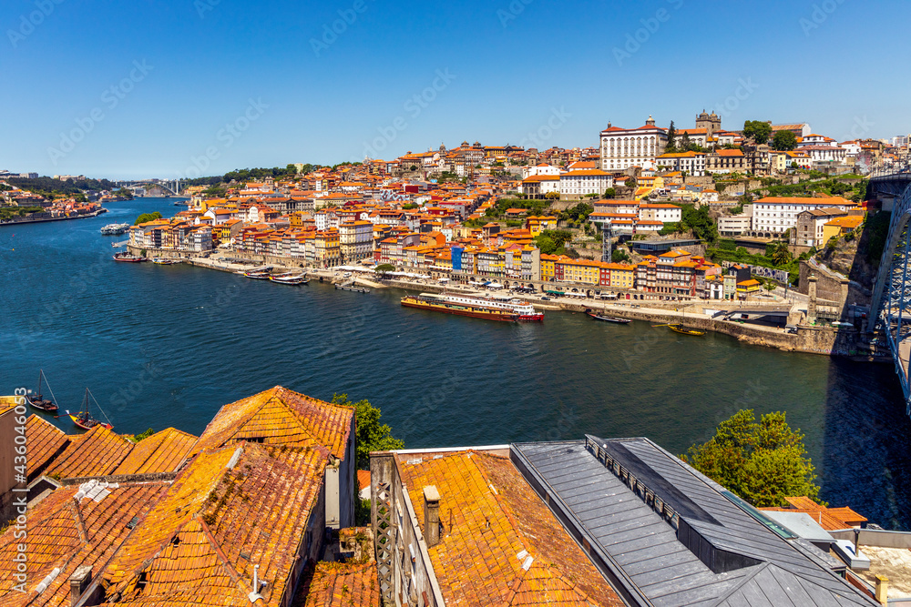 Old architecture of Porto and Vila Nova de Gaia, Portugal