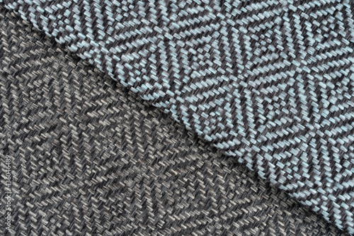 Fabric texture or fabric background. Gray colors fabric.