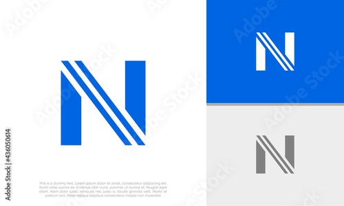 Initial N logo design. Innovative high tech logo template. Template label for blockchain technology. Free Download Initial N logo design. Innovative high tech logo template. Template label for blockchain technology. - GFXLoad