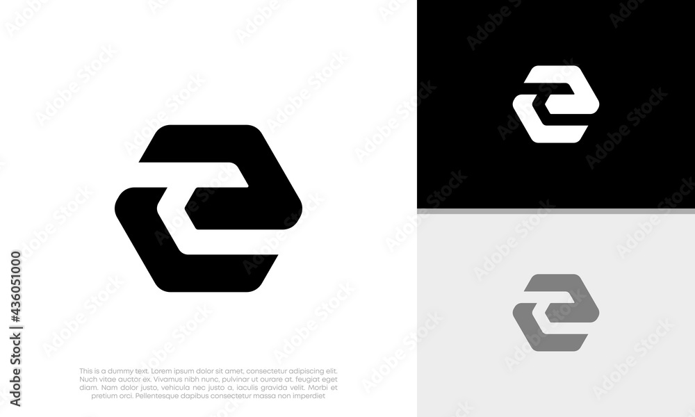 Initial E logo design. Innovative high tech logo template. Template label for blockchain technology. Initial E logo design. Innovative high tech logo template. Template label for blockchain technology.