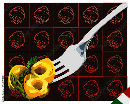 tortellini butter and herbs
