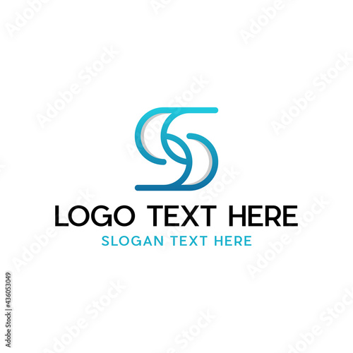 Letter S Line Logo Design