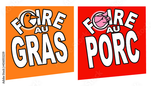 foire au gras, foire au porc
