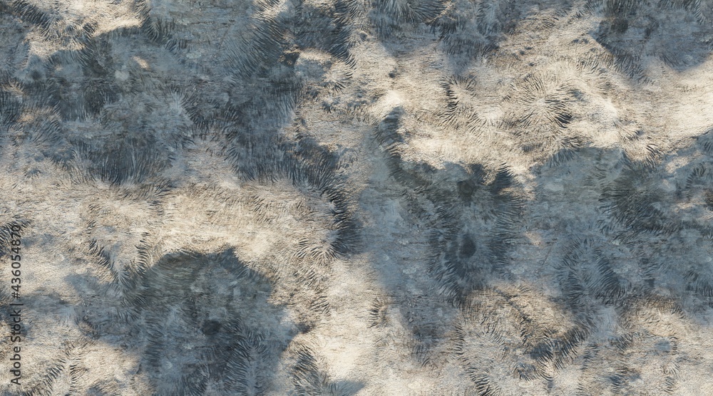 Naklejka premium Realistic 3D Render of Mountains