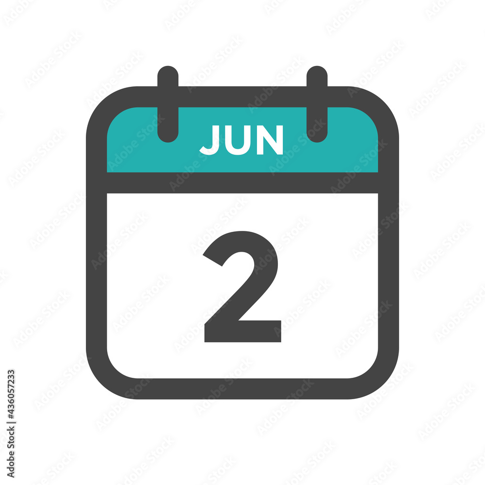 June 2 Calendar Day or Calender Date for Deadlines or Appointment June 2 Calendar Day or Calender Date for Deadlines or Appointment