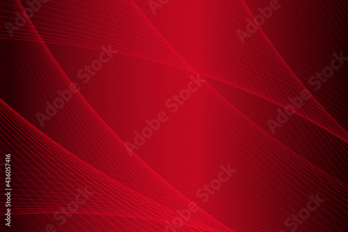 Abstract red waves illustration, data stream concept Wave Abstract Background red. 3d background.