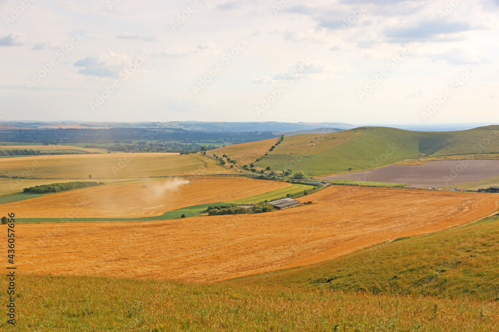  Pewsey Vale, Wiltshire at harvest