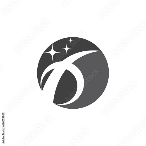 Moon ilustration logo