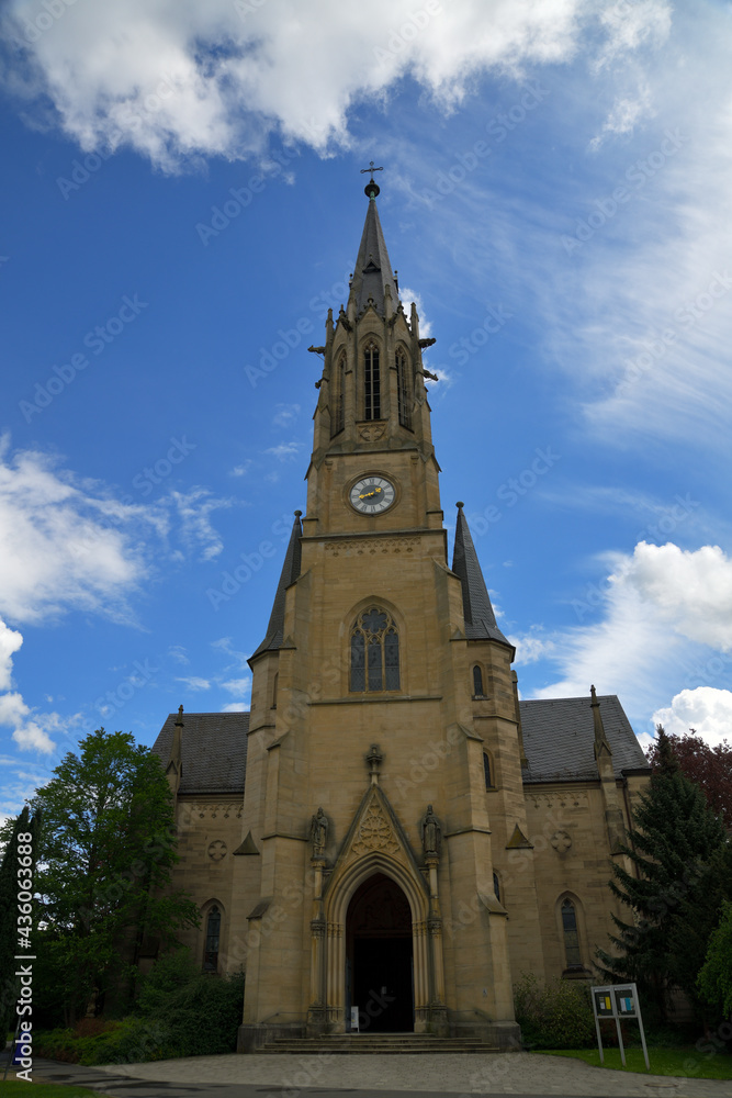 Die Herz Jesu Pfarrkirche in Bad Kissingen