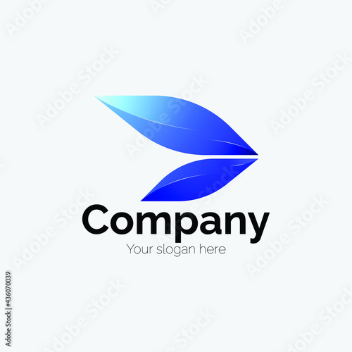 Logistics and transportation logotype, Arrow logo, Arrow icon, logistics, wing, Blue, blue arrow icon, fast delivery, company, business, import and export, trading, gradient, lightblue, fly, butterfly