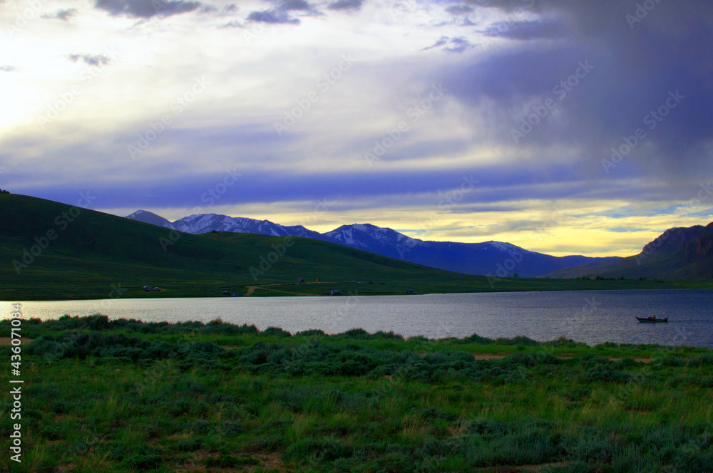 Obraz premium Delaney Butte Lakes, CO