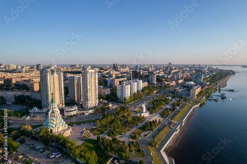 Aerial city view