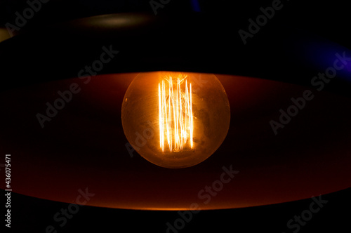 Glowing bulb photo