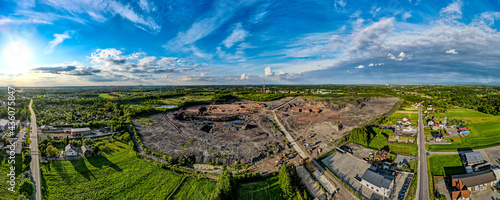 tereny po przemysłowe na Śląsku w Polsce, Wodzisław Śląski z lotu ptaka