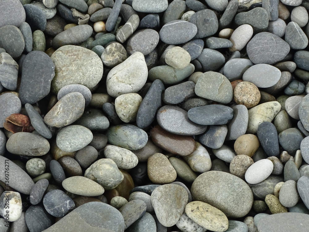 gray sea stones, background texture gray sea stones, background texture
