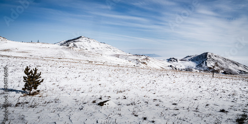 Snowy expanses of the Tazheran steppe