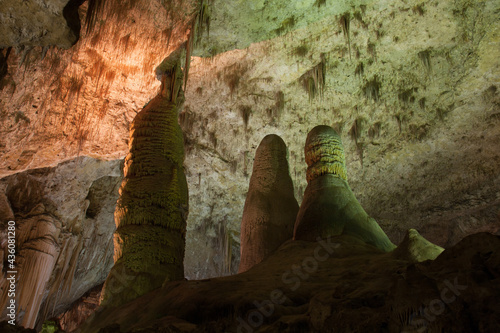 Carlsbad Caverns New Mexico. The main chamber of the Cavern Known as the Big Room photo