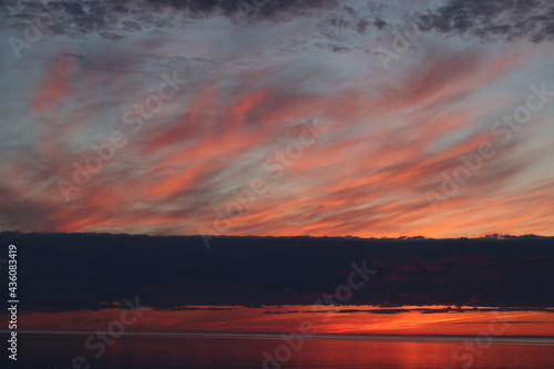sunset over the lake © Николай Катаев