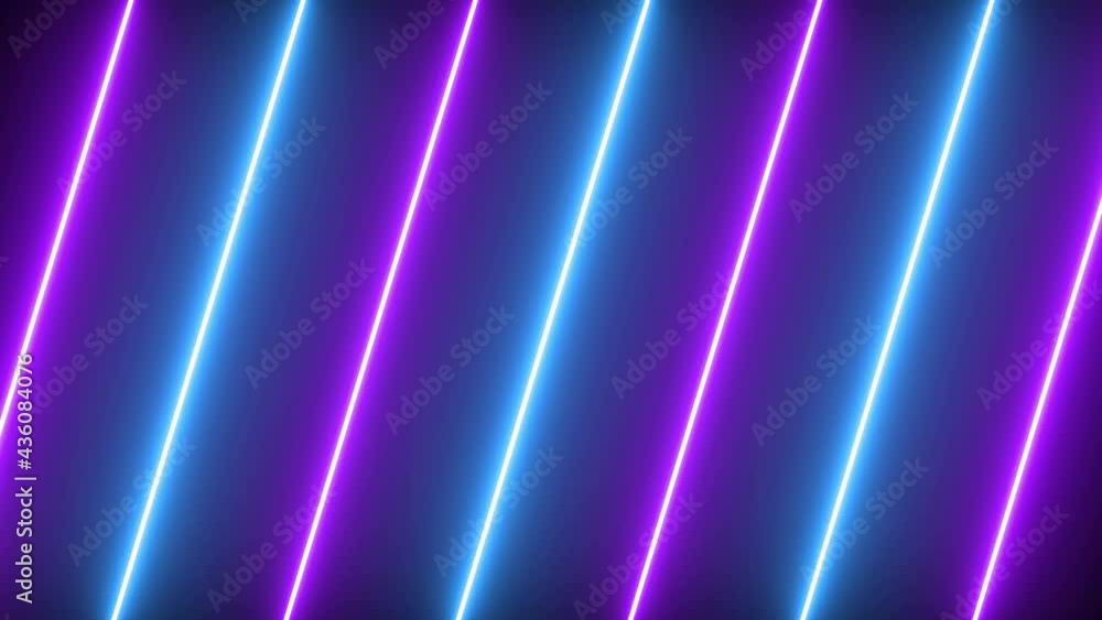 Blue and purple neon laser lines abstract futuristic motion background. Video animation Ultra HD 4K 3840x2160 Blue and purple neon laser lines abstract futuristic motion background. Video animation Ultra HD 4K 3840x2160