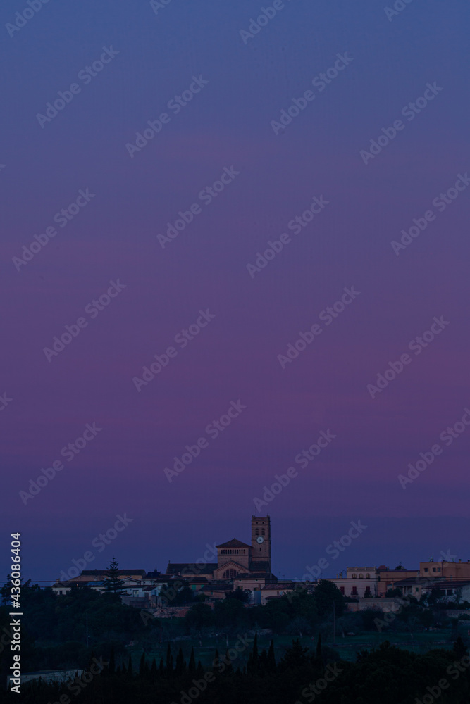 blue hour at Ariany church