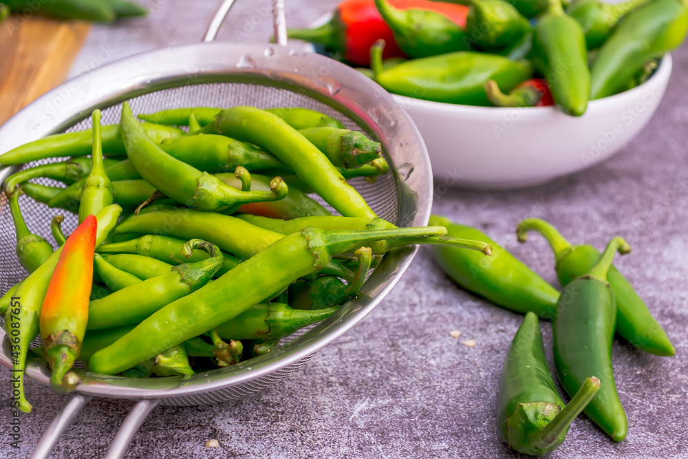Ingretients for marinated hot peppers and jalapeno peppers Ingretients for marinated hot peppers and jalapeno peppers