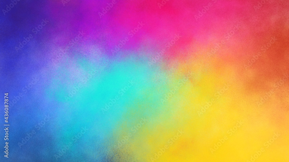 Abstract blurred gradient pastel background in bright colors. Colorful smooth illustration	
