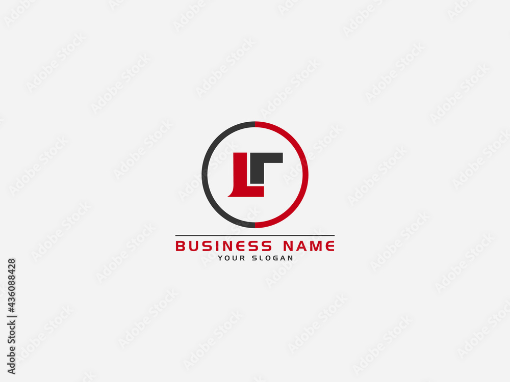 Letter LT Logo, circle lt logo icon vector for business Stock Vector ...