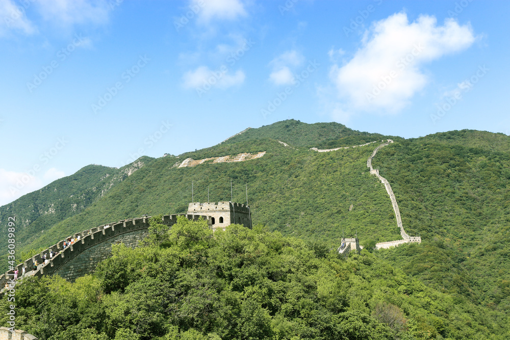 The great wall of China The great wall of China