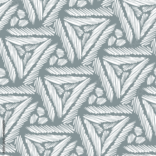 Pattern with simple shapes ...