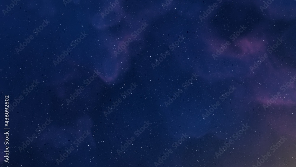 Fototapeta premium science fiction illustrarion, colorful space background with stars