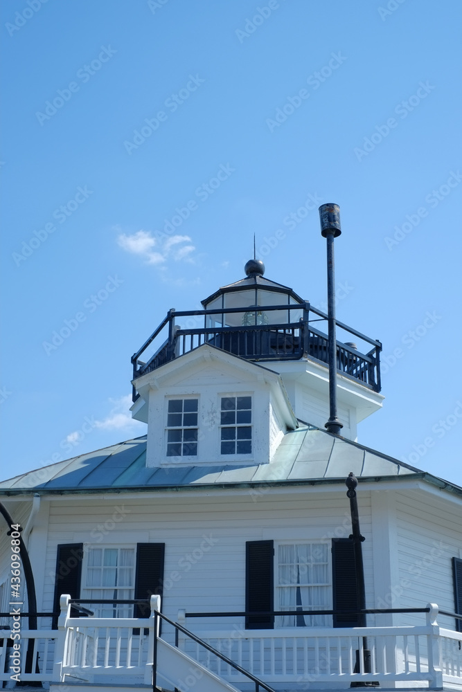 The Hooper Bay Lighthouse on the Chesapeake Bay in Maryland