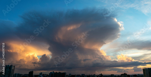 Storm at sunset © oleg_ru