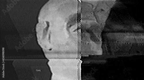 Analog Video Art Multicolored Abstract Shapes Signal Distortion