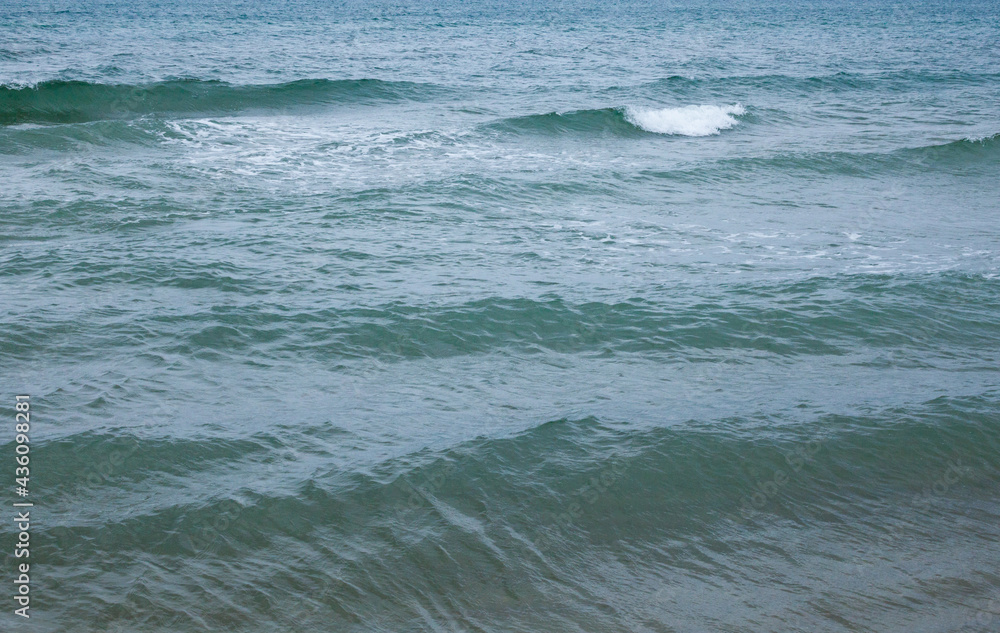 Fototapeta premium Waves in the sea.