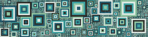 Abstract Geometric Pattern generative computational art illustration