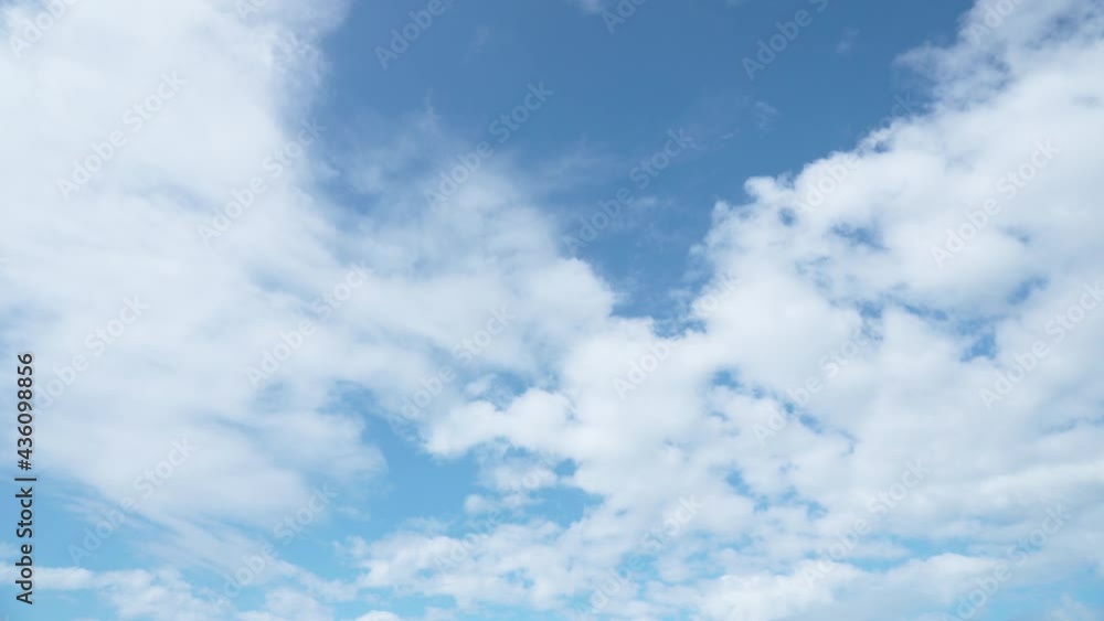 Clouds fly across the azure sky. Sunny day background. Beautiful cloudscape 4k stock video footage. Clouds fly across the azure sky. Sunny day background. Beautiful cloudscape 4k stock video footage.