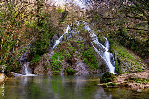 Route of the water of Bergonzo, Alava, Spain. photo