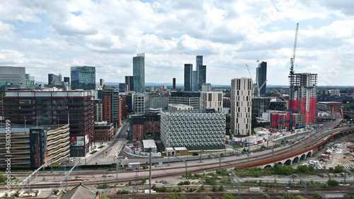 City of Manchester & Salford, England, Britain. 