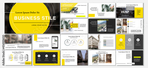 Original Presentation templates or corporate booklet.  Easy Use in creative flyer and style info banner, trendy strategy mockups.  Simple modern Slideshow or Startup. ppt