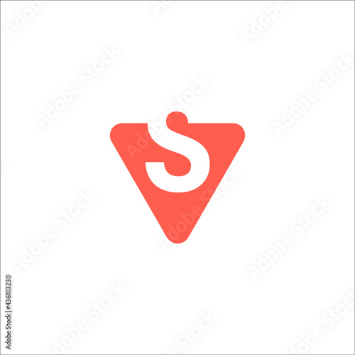 letter VS logo 