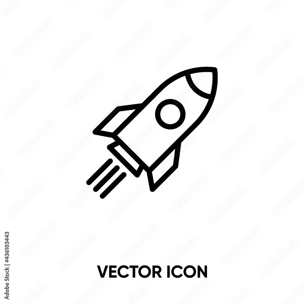 Rocket vector icon . Modern, simple flat vector illustration for website or mobile app. Rocket ship symboll, logo illustration. Pixel perfect vector graphics Rocket vector icon . Modern, simple flat vector illustration for website or mobile app. Rocket ship symboll, logo illustration. Pixel perfect vector graphics