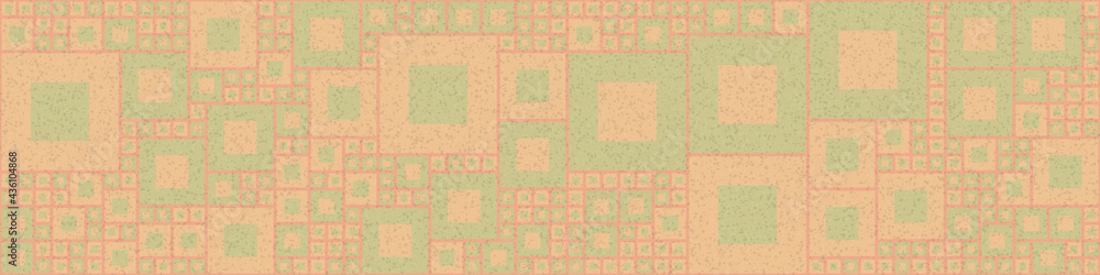 Fototapeta premium Abstract Geometric Pattern generative computational art illustration