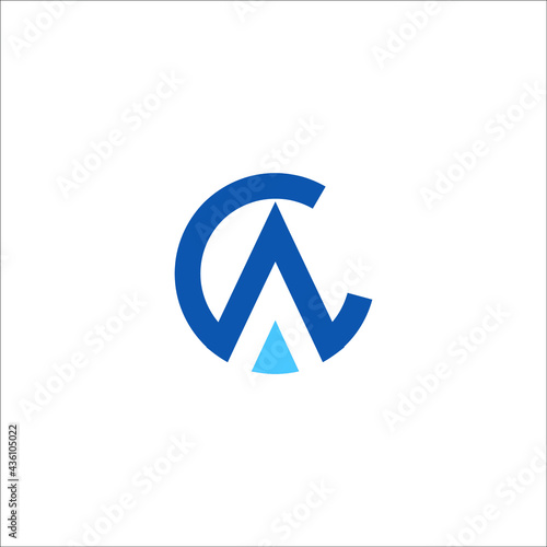 letter AC logo