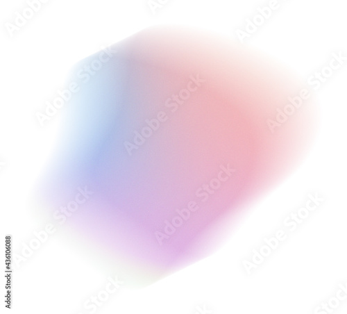 Slika na platnu Abstract trendy grainy gradient aura shape