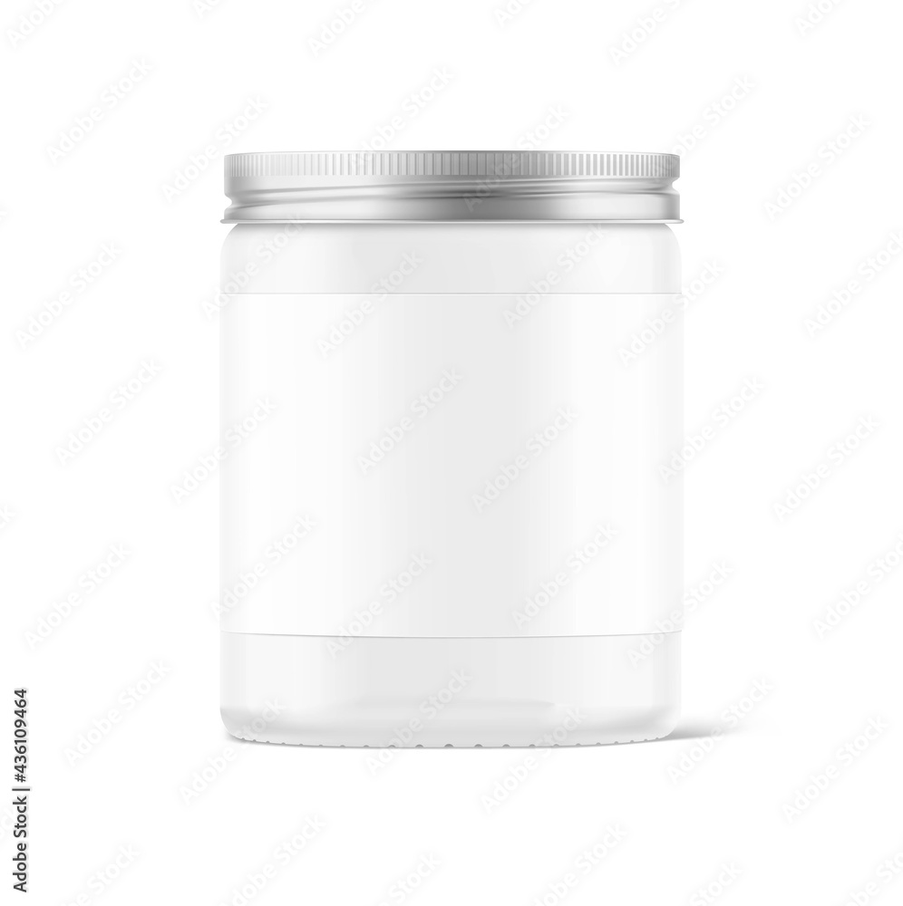Blank package jar mockup. Vector illustration isolated on white background. Can be use for your design, advertising, promo and etc. EPS10. Blank package jar mockup. Vector illustration isolated on white background. Can be use for your design, advertising, promo and etc. EPS10.