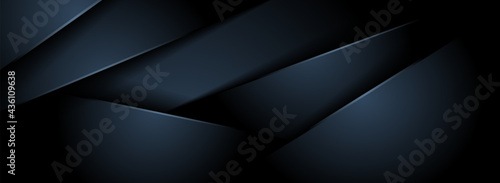 Abstract Dark Navy Background with Minimal Shape And Overlap Textured Layer.