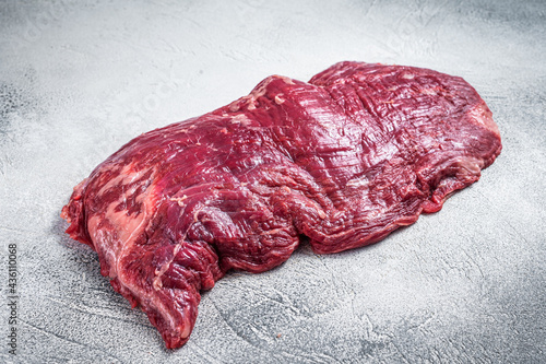 Raw Organic Flank bavette or flap beef steak Fototapete
